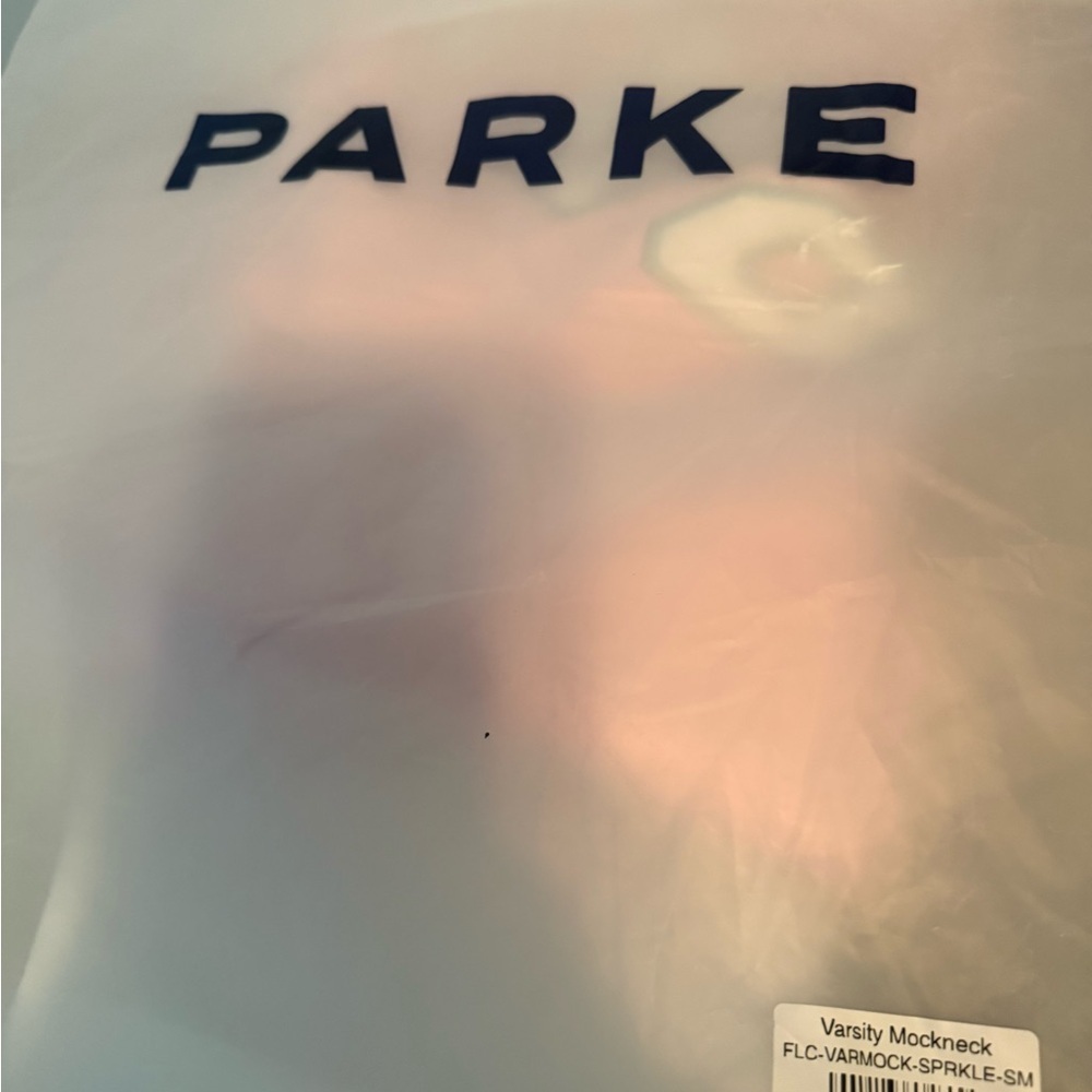 PARKE Women's “Sprinkle” FLEECE
Varsity Mockneck S/M
Brand New In Bag AUTHENTIC - Picture 6 of 8